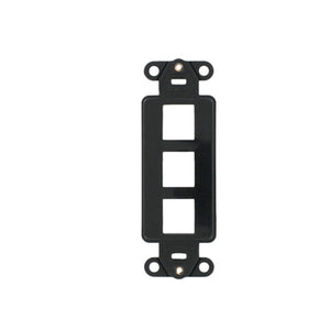 3 Port Quickport Decora Insert Black 41643-E
