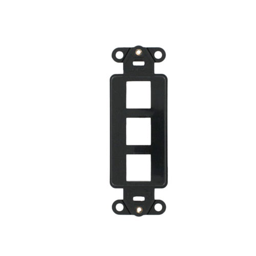 3 Port Quickport Decora Insert Black 41643-E