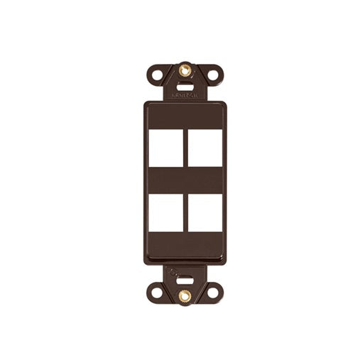 4 Port Quickport Decora Insert Brown 41644-B