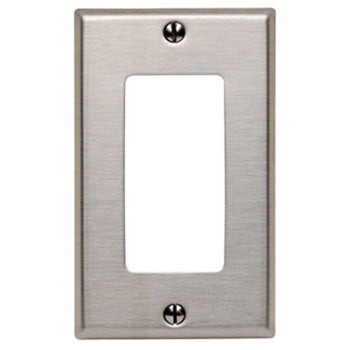 1 Gang Decora Wallplate Stainless Steel SSJ26-40
