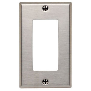 1 Gang Decora Wallplate Stainless Steel SSJ26-40