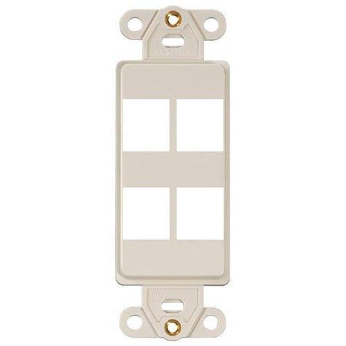 4 Port Quickport Decora Insert Light Almond 41644-T