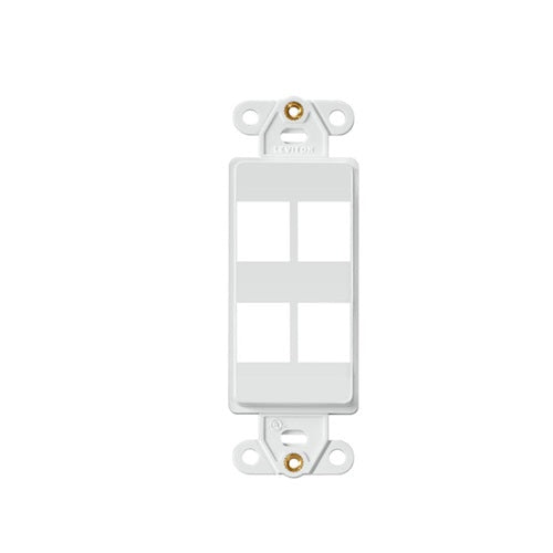 4 Port Quickport Decora Insert White 41644-W