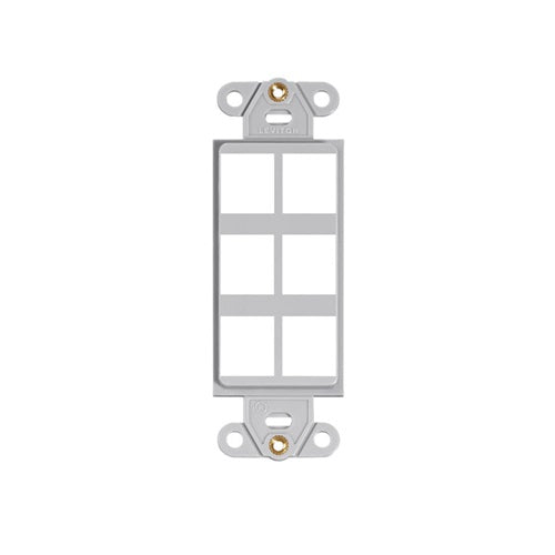 6 Port Quickport Decora Insert Gray 41646-GY