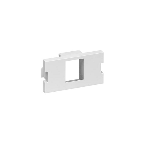 1 Port MOS Quickport Adapter 1 Unit High White 41291-1MW