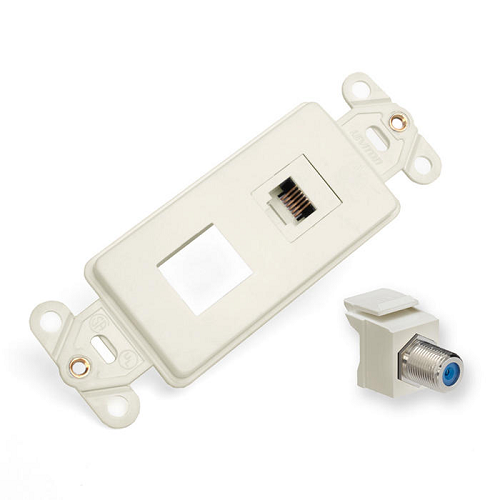 Decora Telephone and Video Insert Kit Ivory 41658-I