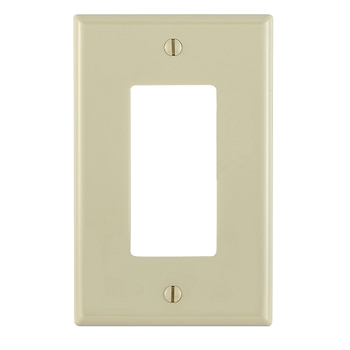 1 Gang Decora Wallplate Midway Size Ivory PJ26-I
