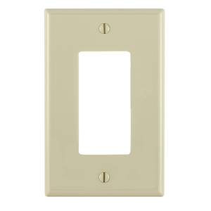 1 Gang Decora Wallplate Midway Size Ivory PJ26-I