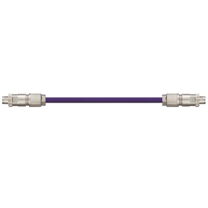 Igus CAT9441010 26 AWG 4P M12 X-Coded A/B Connector Phoenix Contact PUR Harnessed CAT6A Cable