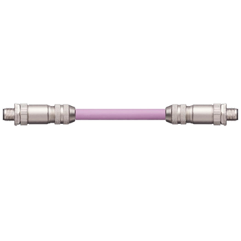 Igus BUS9041002 24 AWG 1P M12 5 Poles Pin A/B Connector Phoenix Contact PVC Harnessed Profibus Cable