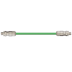 Igus CAT9161007 22 AWG 4C M12 X-Coded A/B Connector Telegärtner PVC Harnessed Profinet Cable