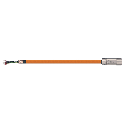 Igus MAT9461801 16 AWG 4C Open End A / Round Plug Socket B Connector PVC Jetter No.26.1 Motor Cable