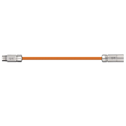 Igus MAT9282012 12/4C 16/1P Coupling Pin A / Round Plug Socket B Connector PUR NUM AGOFRU019Mxxx Extension Power Cable