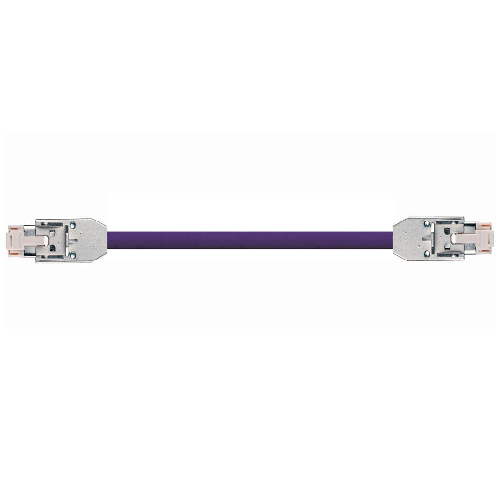 Igus CAT9240060 26 AWG 4P RJ45 Metal A/B Connector Straight Yamaichi PUR Harnessed CAT5e Cable