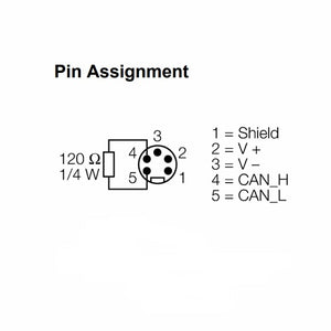 Termination Resistor NMEA 2000 Mini-C PCM-N2C-03