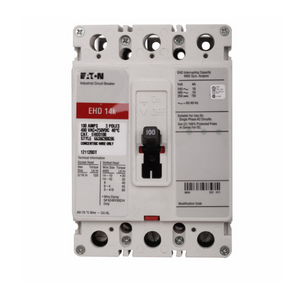 3 Pole Series C F-frame Molded Case Circuit Breaker EHD3025V