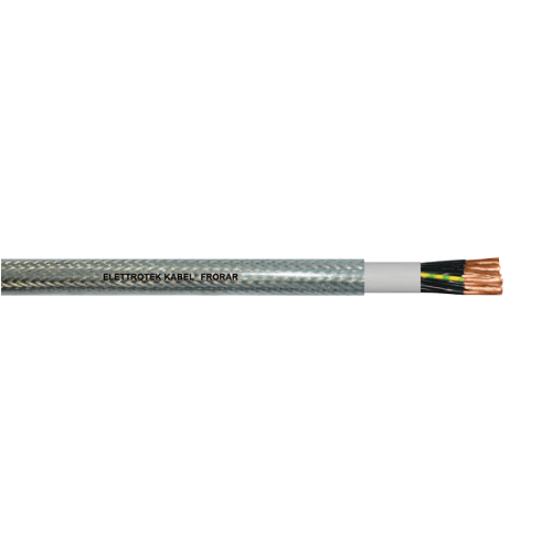 14 AWG 5C Bare Copper Unshielded PVC FRORAR 450/750V Industrial Low Voltage Cable