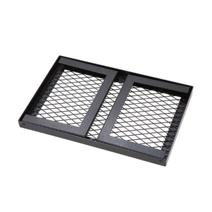 18" Folding Campfire Grill Portable Heavy Duty Steel Mesh Grate