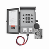 30A Generator Transfer Switch Kit 6 Circuit NEMA 3R 7500W Manual Transfer Switch