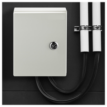 NEMA 4X Carbon Steel Enclosure 10 x 8 x 6'' Electrical Junction Box