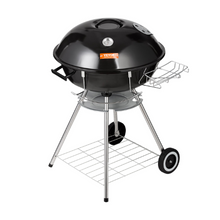 22 inch Kettle Charcoal Grill Portable w/ Thermometer Wheels and Cover