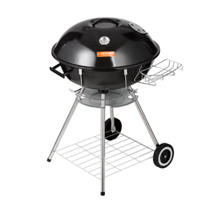 22 inch Kettle Charcoal Grill Portable w/ Thermometer Wheels and Cover