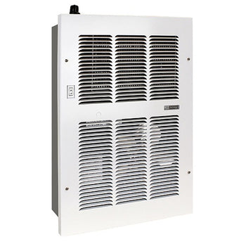 11700/15500 BTU ECM Hydronic Wall Heater Medium w/ Fan SW White