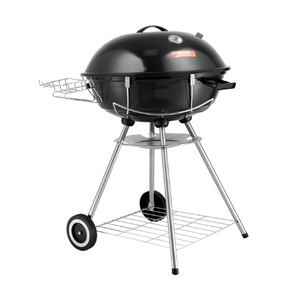 22 inch Kettle Charcoal Grill Portable w/ Thermometer Wheels and Cover