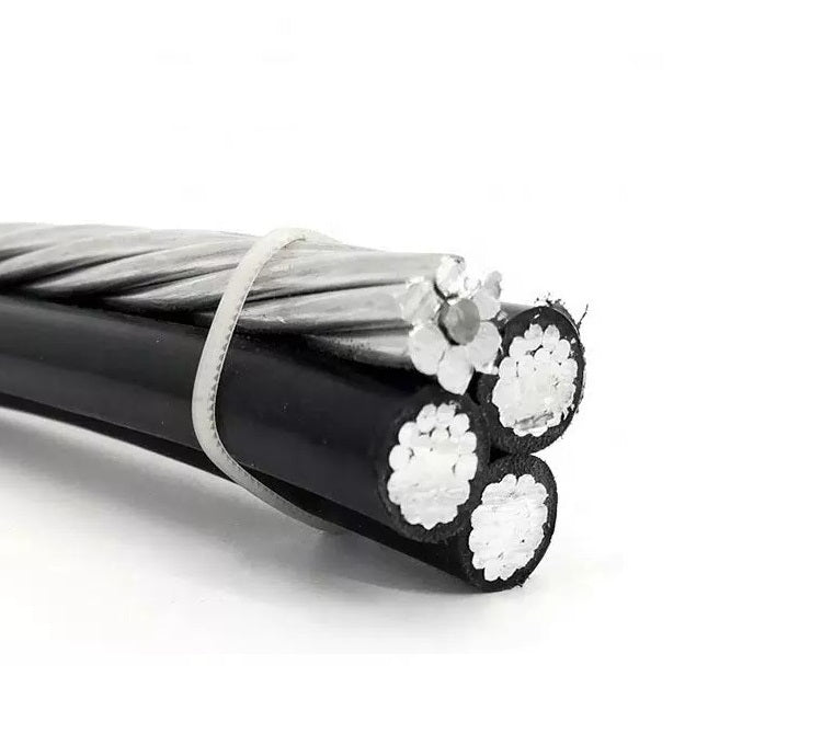 500' 2/0-2/0-2/0-2/0 Grullo Aluminum Quadruplex Overhead Service Drop Cable