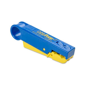 Yellow and Blue Super CPT Cable Stripping Tools With 6&59 and 7&11 Plenum Cartridges Installed SCPT-6591PL