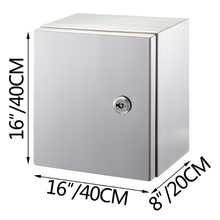 NEMA 4X Stainless Steel Enclosure 16 x 16 x 8'' Electrical Junction Box