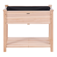 wood planting bed
