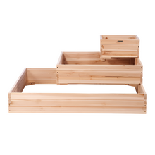 wood raised bed