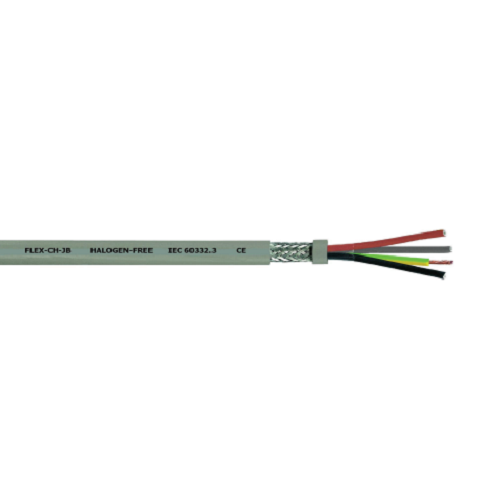 12 AWG 4 Cores 56/28 Stranded BC FLEX-CH-JB Halogen-Free Shielded TC Braid Control Cable 1831204