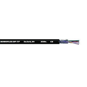 16 AWG 4 Cores 30/30 Stranded ROBOFLEX BC Polyurethane Torsion Black Cable 7901604