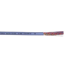 18 AWG 24 Cores 19/30 Stranded LiYY-UL TC CSA/CE PVC Semi-Rigid Electronic Data Cable 5501824