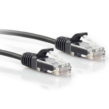 Category 6 RJ45 E213738-Y 550Mhz UTP PVC Slim Line Boot Patch Cable