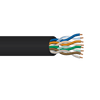 24 AWG 4P Solid BC Unshielded UTP Polyethelene Jacket 75C 300V Cat5e Outdoor Cable