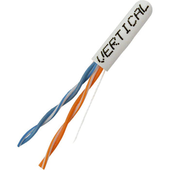1000' 24 AWG 2 Pairs White Solid UTP CAT3 Cable