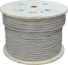 1000' 24 AWG 25 Pair Gray Solid Bare Copper UTP CAT3 Cable