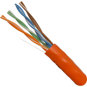 1000' 24 AWG 4 Pairs UTP Stranded Bare Copper CAT6 550MHz Cable