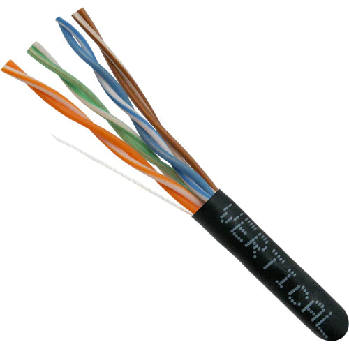 1000' 24 AWG 4 Pairs UTP Stranded Bare Copper CAT6 550MHz Cable