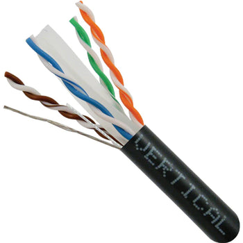 1000' 23 AWG 4 Pairs UTP Solid CMR 10GS CAT6A Cable