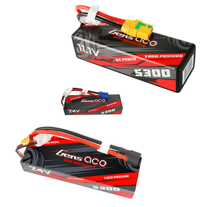 Gens Ace 5300mAh 60C HardCase Lipo Battery Pack