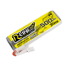 Tattu 500mAh 1S1P 3.7V 95C Lipo Battery Pack With JST-PHR Plug