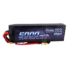 Gens Ace 5000mAh 2S1P 7.4V 50C Short-Size Lipo Battery Pack With XT60 Plug