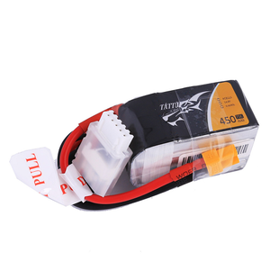 Tattu 450mAh 4S1P 14.8V 75C Lipo Battery Pack With XT30 Plug