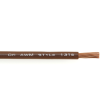 Waytek WN16 16 AWG 1C 26/30 Stranded Bare Copper Unshielded TFFN UL 1408/1316 600V Hook-Up Wire