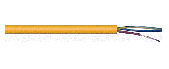 16 AWG 5 Cores 30/30 Stranded FLEX-54-P BC Yellow PUR Jacket Power And Control Cable 1741605