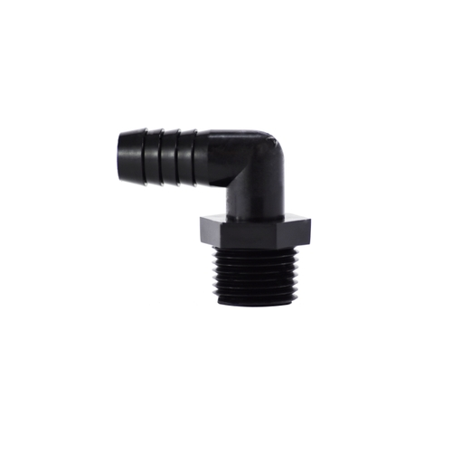 Elbow ID x Male Pipe Plastic Hose Barbs